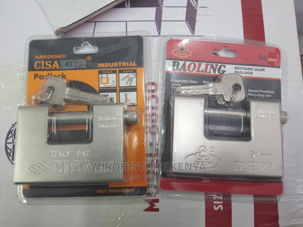 Rectangular Padlocks 5 Keys Heavy Duty Locks / Gate Padlock - main view