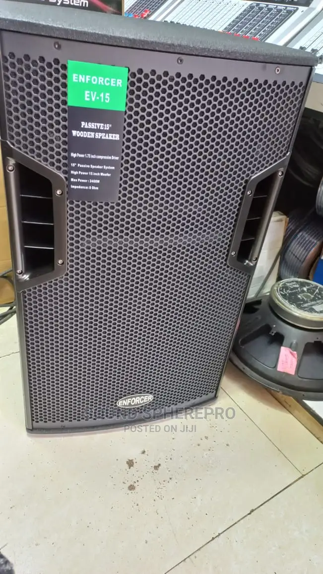 Enforcer EV15 Wooden Speaker in Nairobi Central Audio & Music