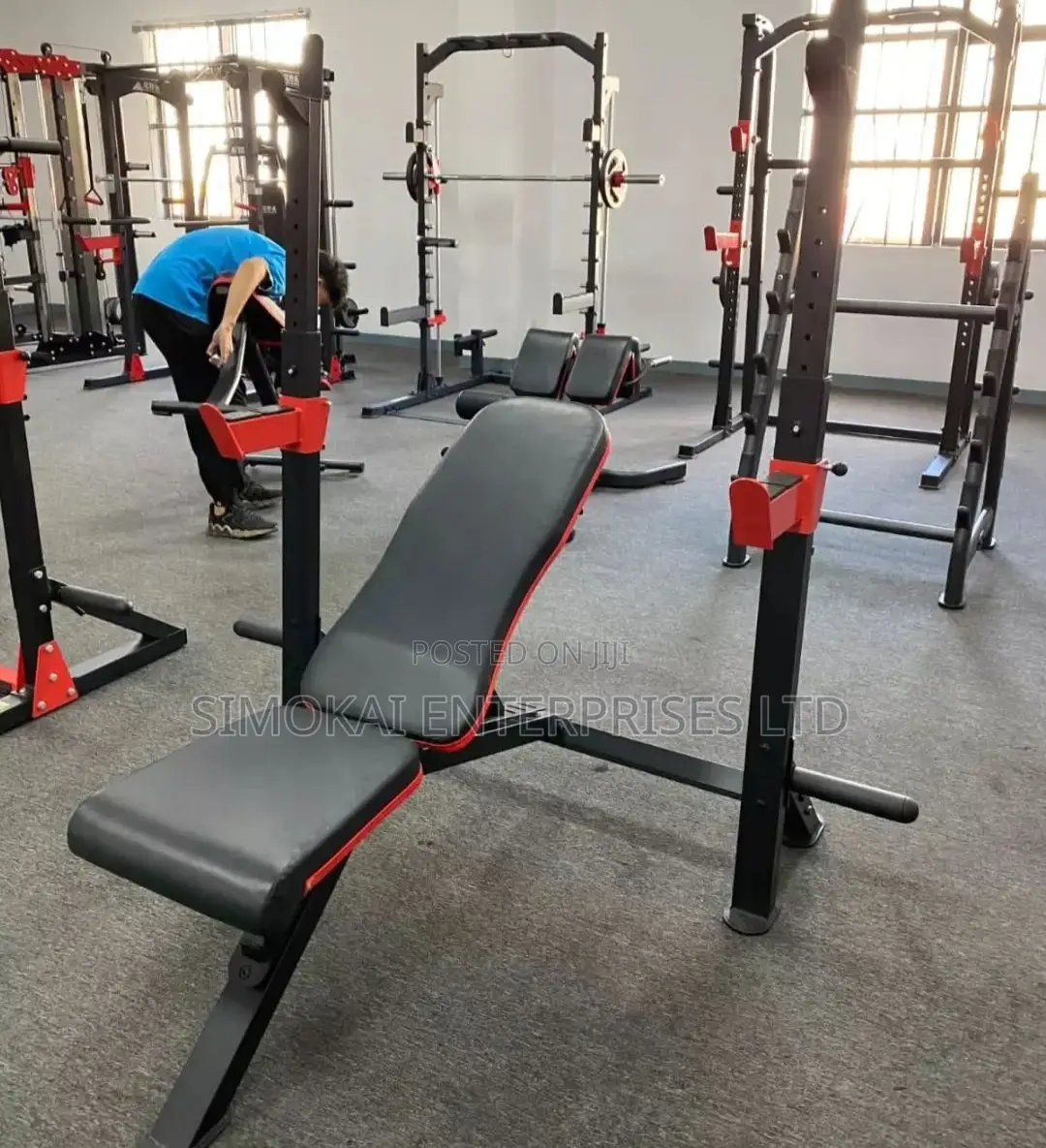 Bench Press With Squat Rack