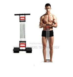 3 in 1 Chest Developer Spring Expander With Pedal - thumbnail 2