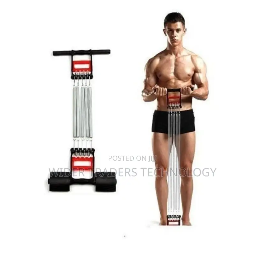 3 in 1 Chest Developer Spring Expander With Pedal