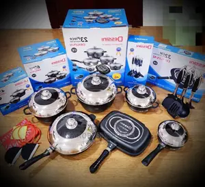 23pcs Black Dessini Cookware