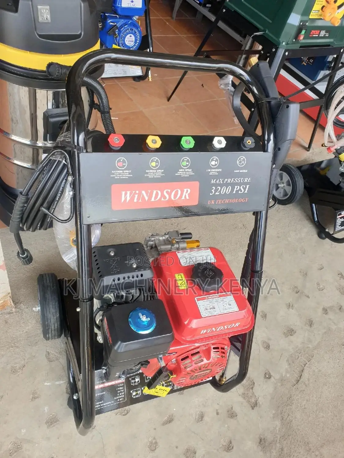 3200psi High Pressure Gasoline Carwash Machine