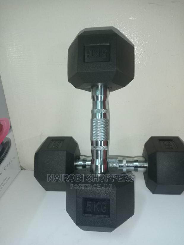 15kg Hexagon Dumbells 5kg 2pcs
