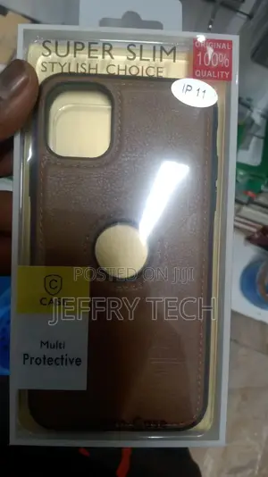 iPhone 11 | Leather Back Cover (6.1 Inches) (Tan)