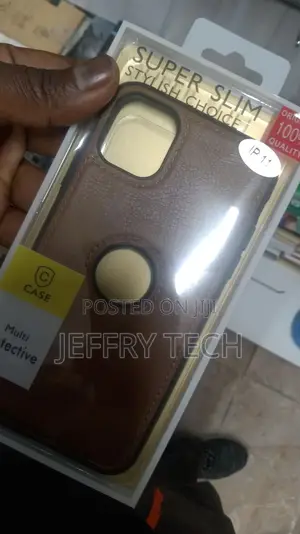 iPhone 11 | Leather Back Cover (6.1 Inches) (Tan)