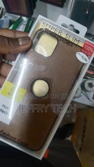 Back Cover for iPhone 11 Pro Max (Flexible|PU Leather, Silic