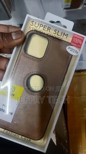 iPhone 12/12 Pro Back Cover | Flexible Pu Leather | Full Cam