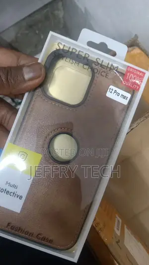 Back Cover Case for Apple iPhone 12 Pro Max With Logo View,
