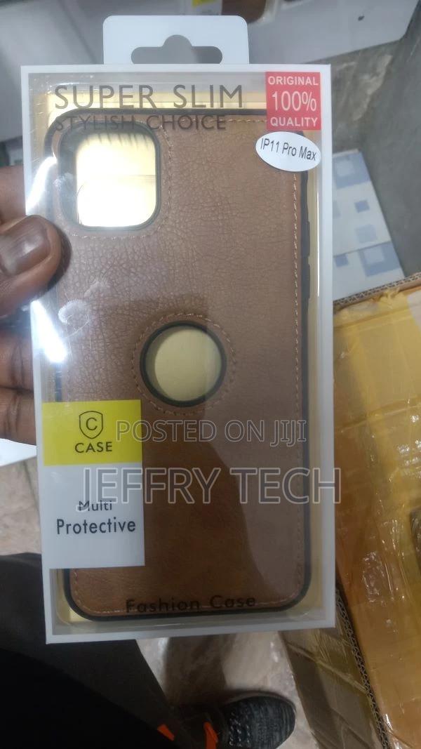 Back Cover for iPhone 11 Pro Max (Flexible|PU Leather, Sili