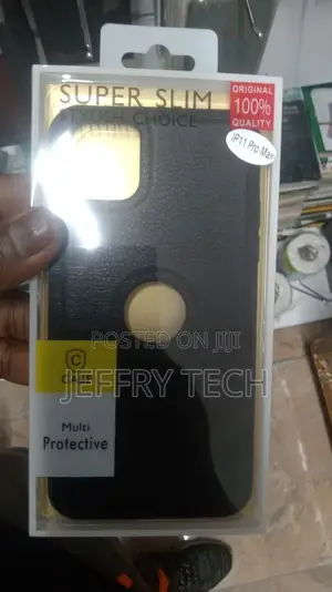 Leather iPhone 11 Pro Max Back Cover Full Camera Protectio