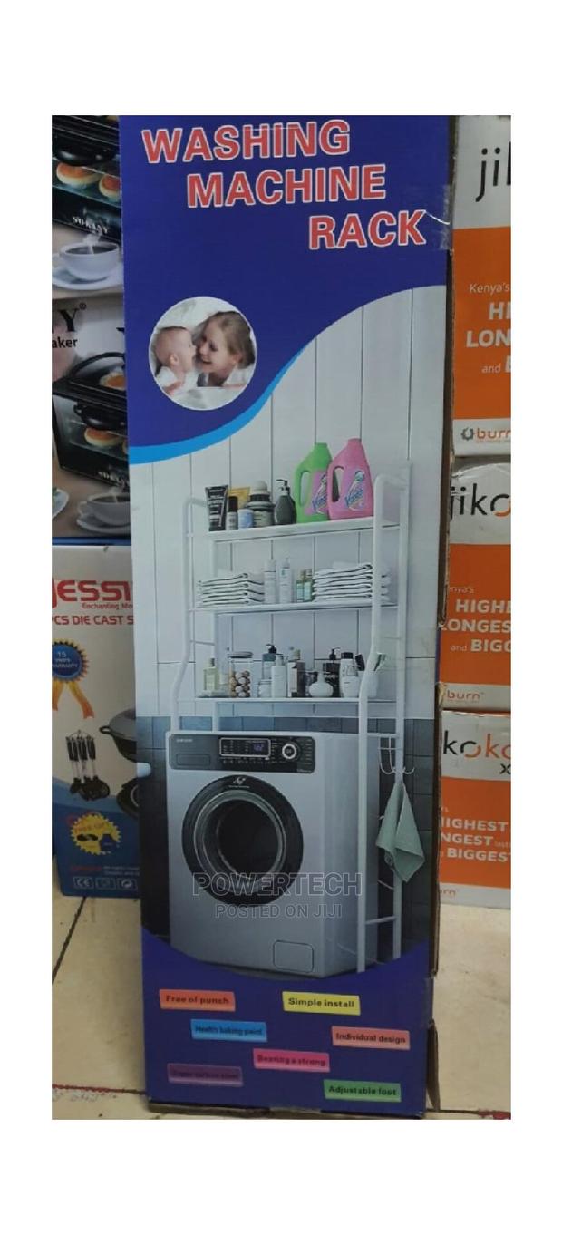 3 Layer Over the Washing Machine Storage Rack Organizer - main view