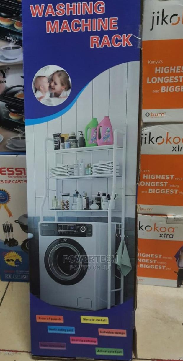 3 Layer Over the Washing Machine Storage Rack Organizer.