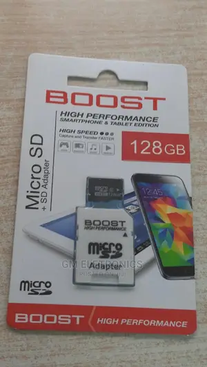 NEW 128GB Memory Card With Adapter.