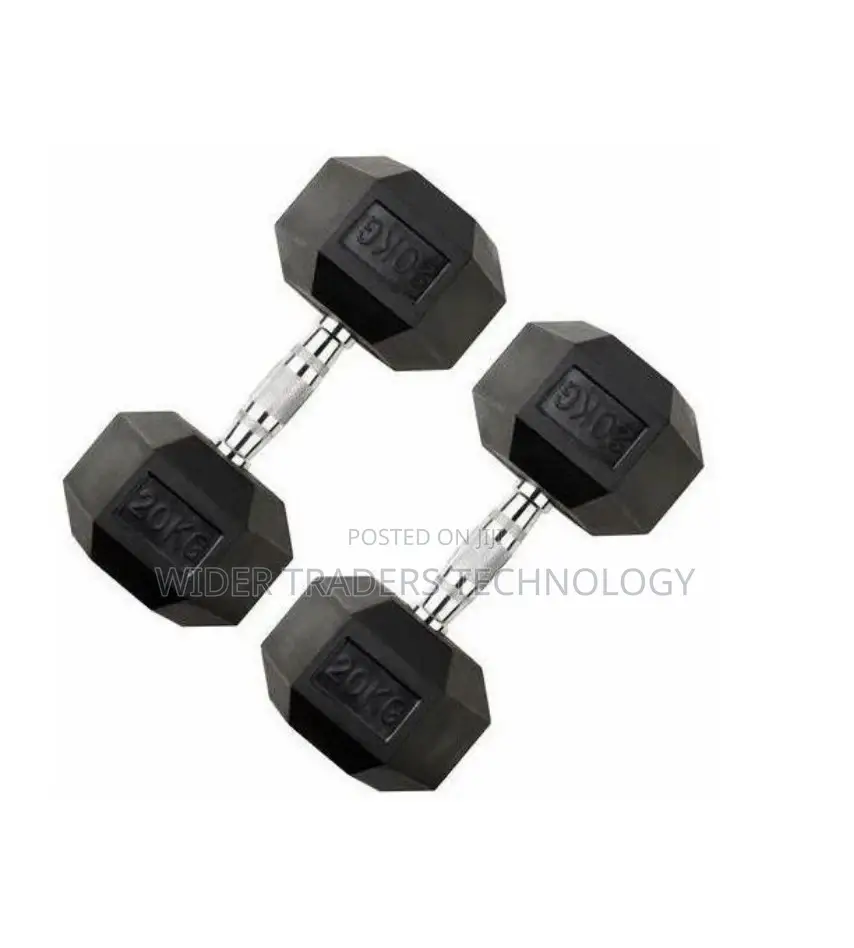Hexagon Quality 20kg Dumbbells