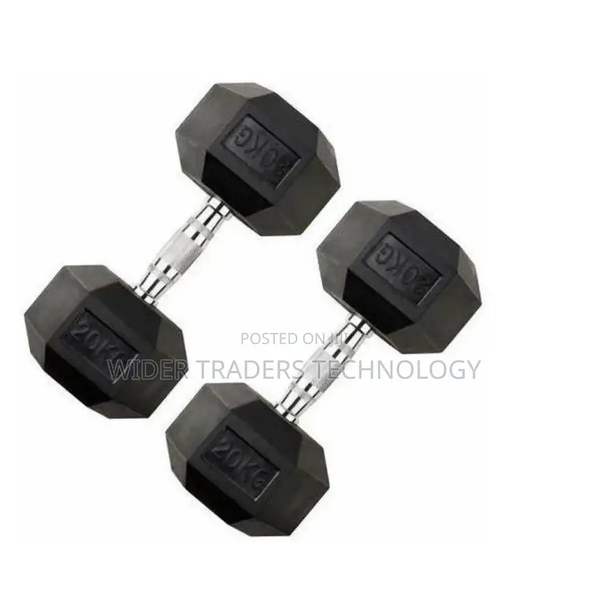 Hexagon Quality 20kg Dumbbells