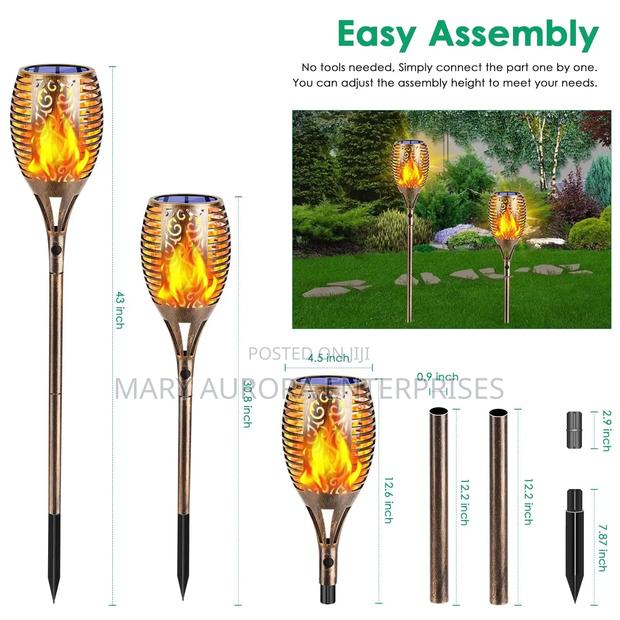 Solar Garden Flame Light - thumbnail 2