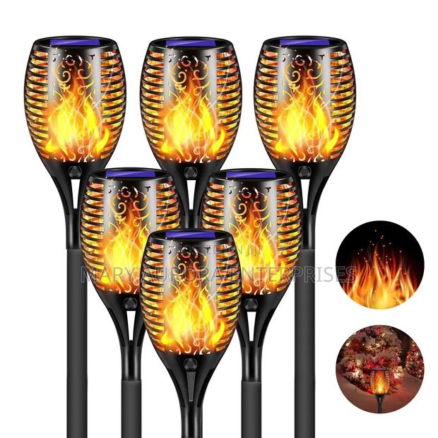 Solar Garden Flame Light - main view