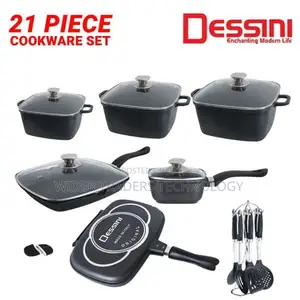 Portable 21 Piece Square Dessini