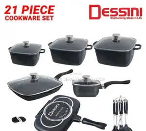 Portable 21 Piece Square Dessini