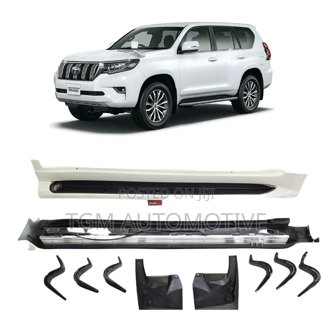 Side Steps for Prado Fj 150 With LED