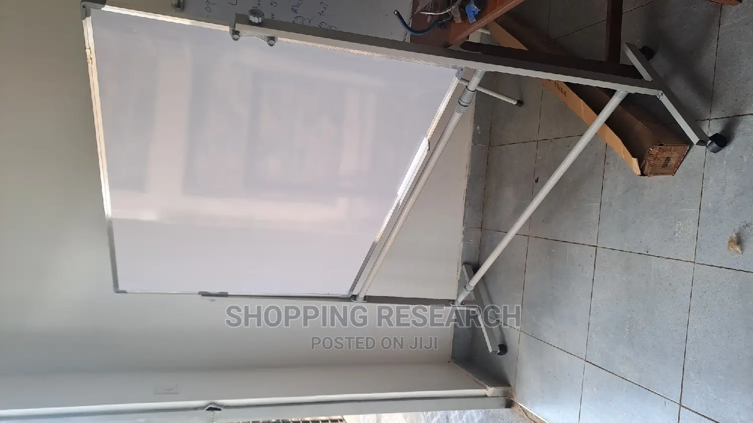 Whiteboard Double-sided Portable With Rollable Wheels