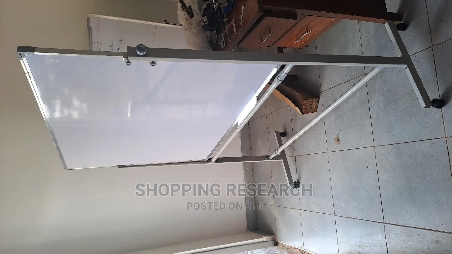 Whiteboard Double-sided Portable With Rollable Wheels