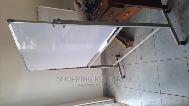 Whiteboard Double-sided Portable With Rollable Wheels - thumbnail 2