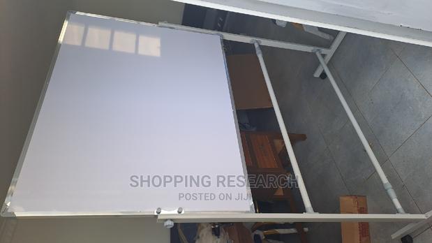 Whiteboard Double-sided Rotational 4x3fts With Wheels - main view