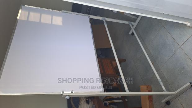 Whiteboard Double-sided Rotational 4x3fts With Wheels - thumbnail 2