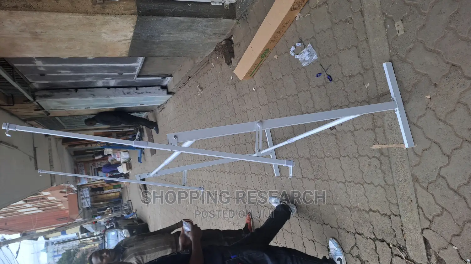 Whiteboard 8x4fts Aluminium Stand With Rollable Wheels
