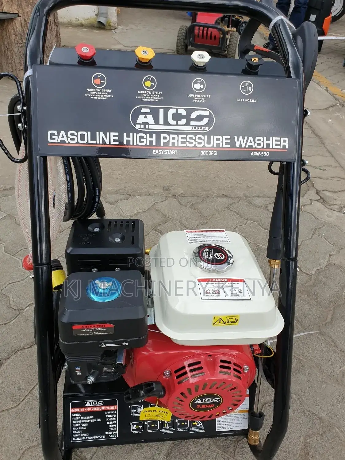 Gasoline High Pressure Carwash Machine- Aico Brand