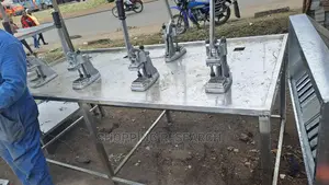 Potato Chips Cutter/Chipper Work-Station Stainless Steel
