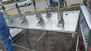 Potato Chips Cutter/Chipper Work-Station Stainless Steel
