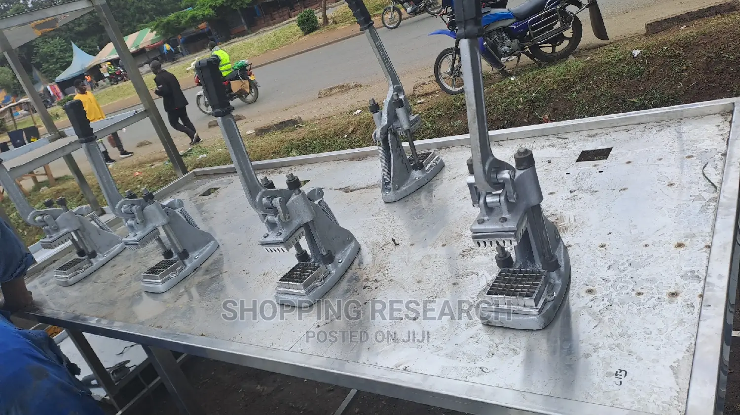 Potato Chips Cutter/Chipper Work-Station Stainless Steel