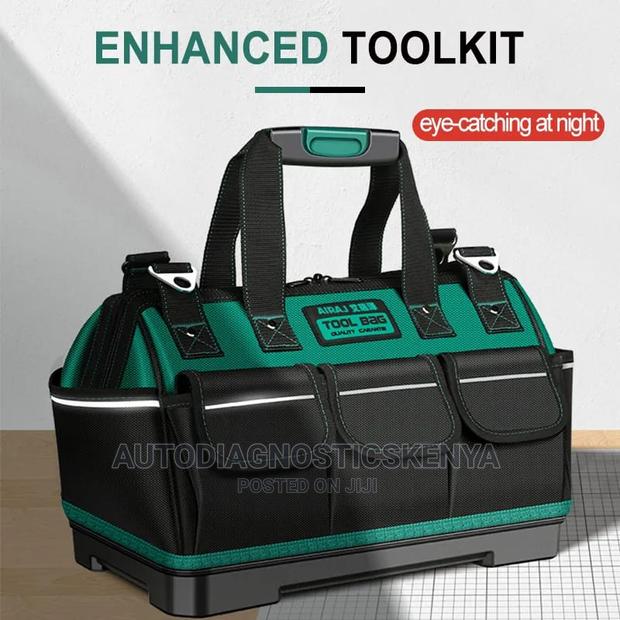 Heavy Duty Tool Bag Waterproof Toolbag Open Mouth - thumbnail 2