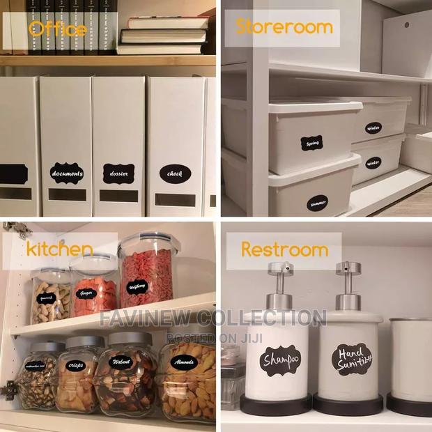 45 Waterproof Jar Stickers/ Pantry Labels With Pen - thumbnail 3