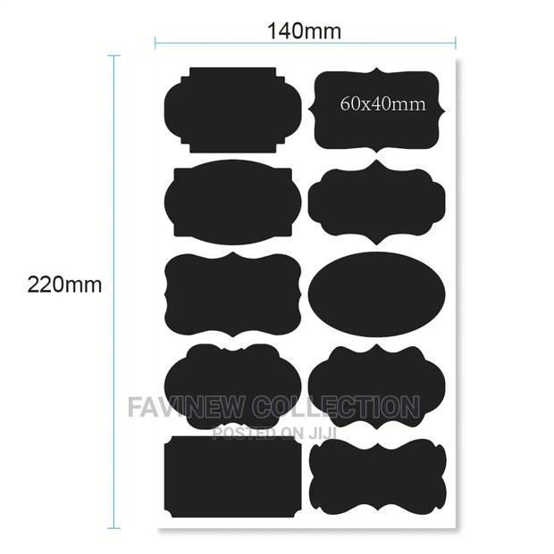 45 Waterproof Jar Stickers/ Pantry Labels With Pen - thumbnail 2