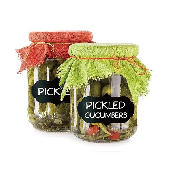 45 Waterproof Jar Stickers/ Pantry Labels With Pen - thumbnail 9