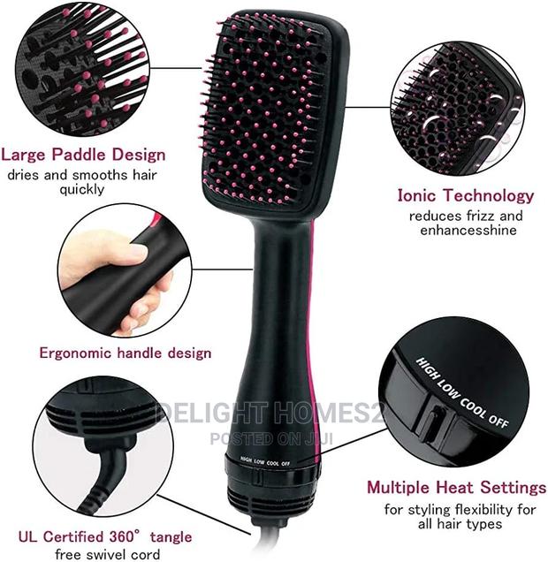 3-in-1 Hair Straightener Brush
