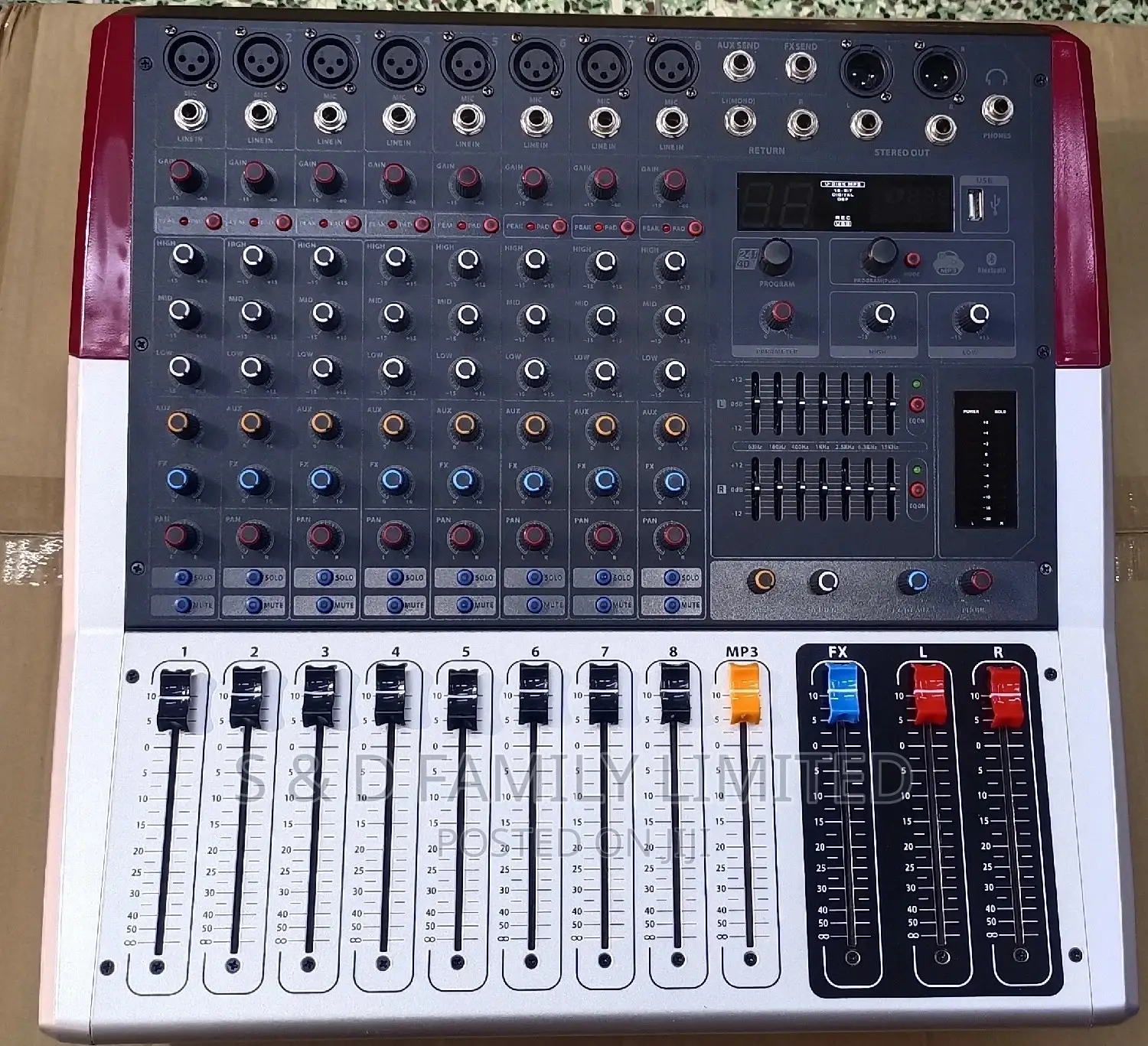 Smart Audio 8 Channels Mixer