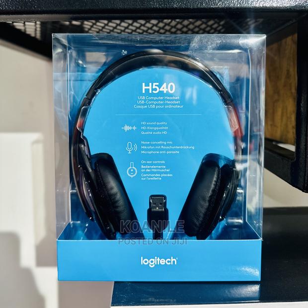 Logitech H540 USB Headphone With Noise-Cancelling Microphone