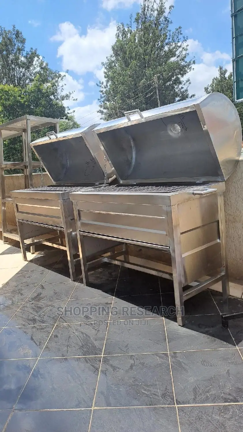 Stainless Steel Barbecue Grill Jiko