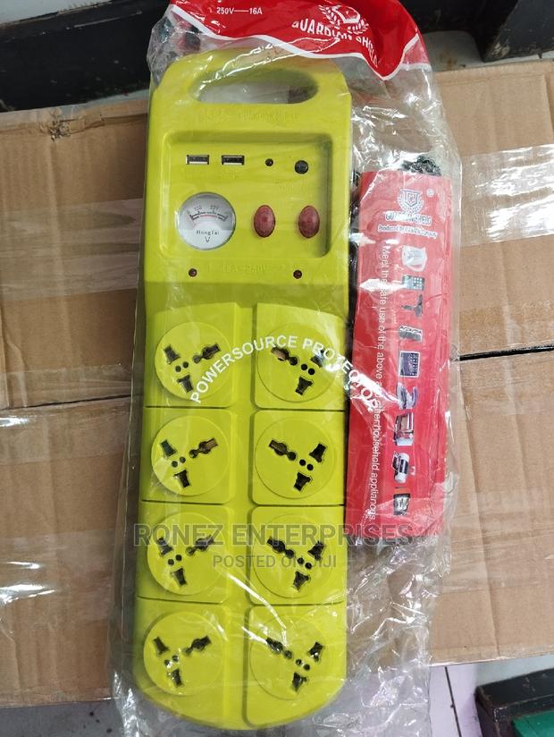 8 Way Extension With Surge Protector - main view