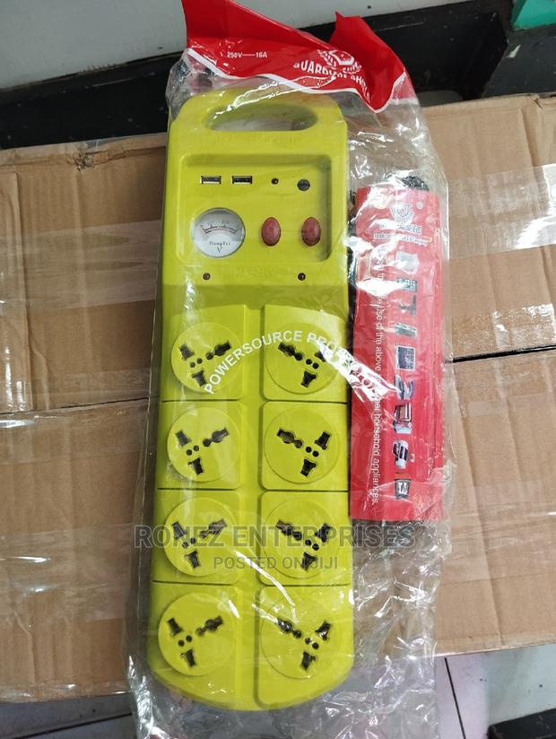 8 Way Extension With Surge Protector - thumbnail 2