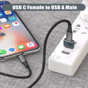 ,USB C Female to a Male Charger Type C Converter for Apple W