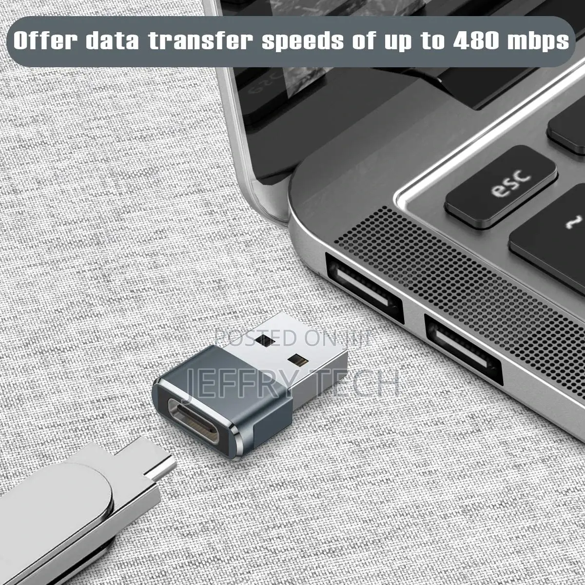 ,USB C Female to a Male Charger Type C Converter for Apple W