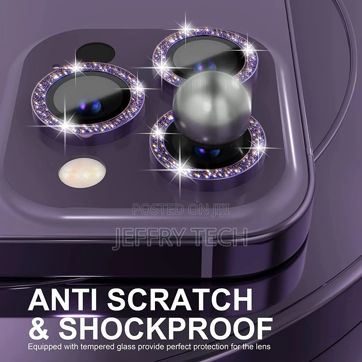 iPhone 14 Pro/iPhone 14 Pro Max Camera Lens Protector Bling,