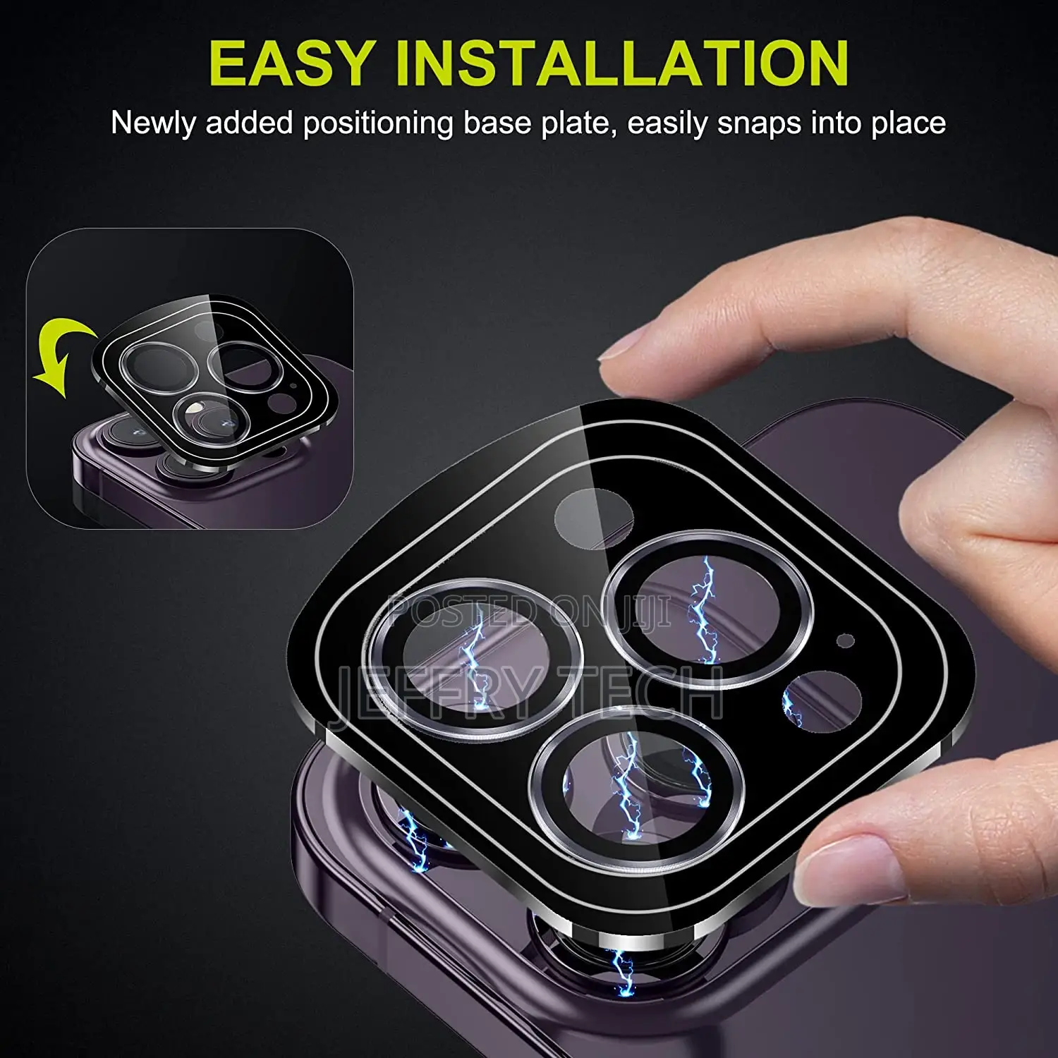 iPhone 14 Pro/iPhone 14 Pro Max Camera Lens Protector,[Nigh