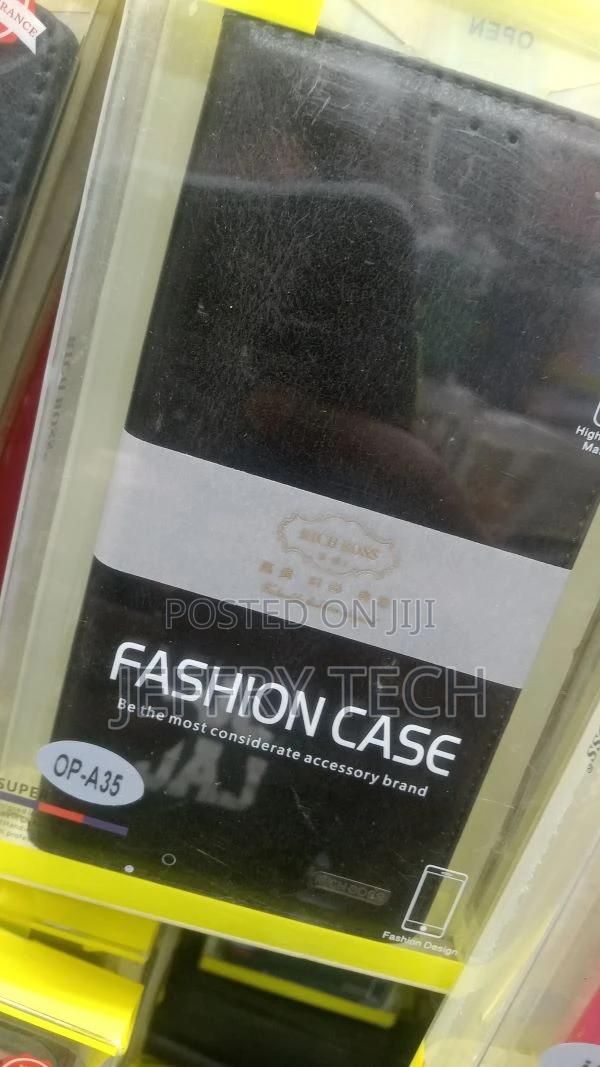 Oppo A15/A15s/A35 2021 Leather Phone Flip Case - thumbnail 3